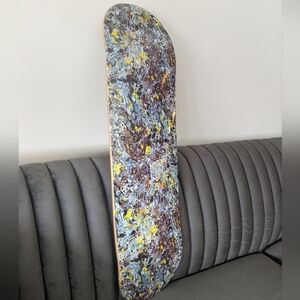 Jackson Pollock Studio skateboard deck - Medicom x SYNC art collectible